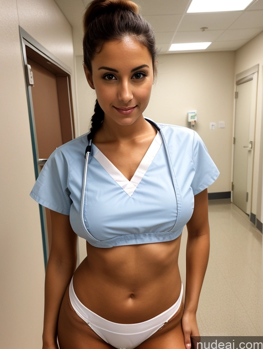 related ai porn images free for Beautiful Skinny Perfect Body Big Hips 18 Soft + Warm Front View Busty Short Tanned Skin Hospital Nurse Seductive Brunette Woman Russian Pigtails Plank