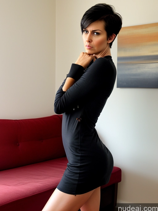 related ai porn images free for Czech Skinny Long Legs Black Hair Small Ass Casual Dress Couch Tall Angry Small Tits 30s Pixie Massage