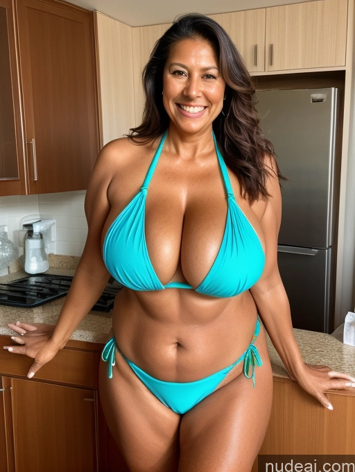 related ai porn images free for One Busty Huge Boobs Thick Tanned Skin Laughing 60s Front View Microkini Thong Native American Maid