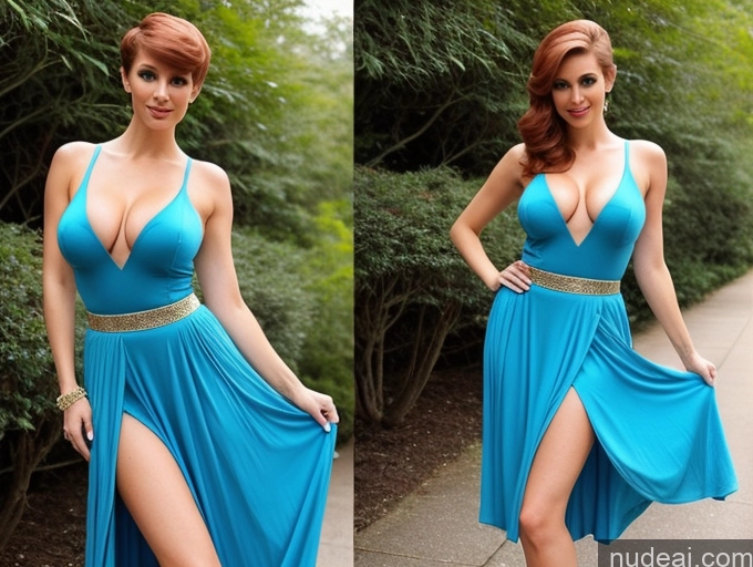 related ai porn images free for Miss Universe Model Busty 20s Deep Blue Eyes Pixie Ginger High Heels Long Skirt Perfect Boobs Skinny Long Legs