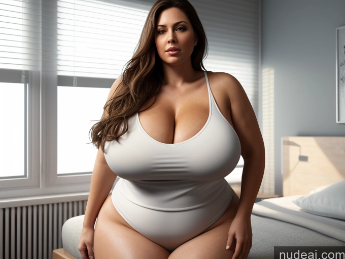 related ai porn images free for Woman One Busty Huge Boobs Big Ass Thick Chubby Big Hips Pubic Hair Long Hair 40s Serious Brunette White 3d Bedroom Dynamic View Tank Top