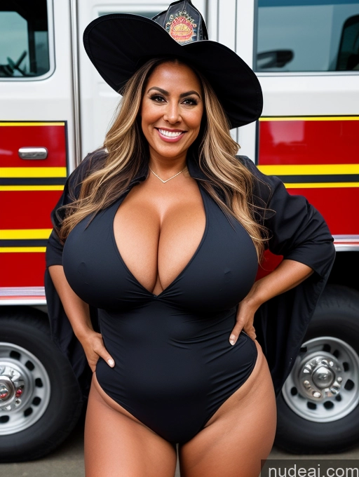 related ai porn images free for One Busty Huge Boobs Thick Tanned Skin 60s Laughing Latina Front View Microkini Thong Lumberjack Witch Firefighter