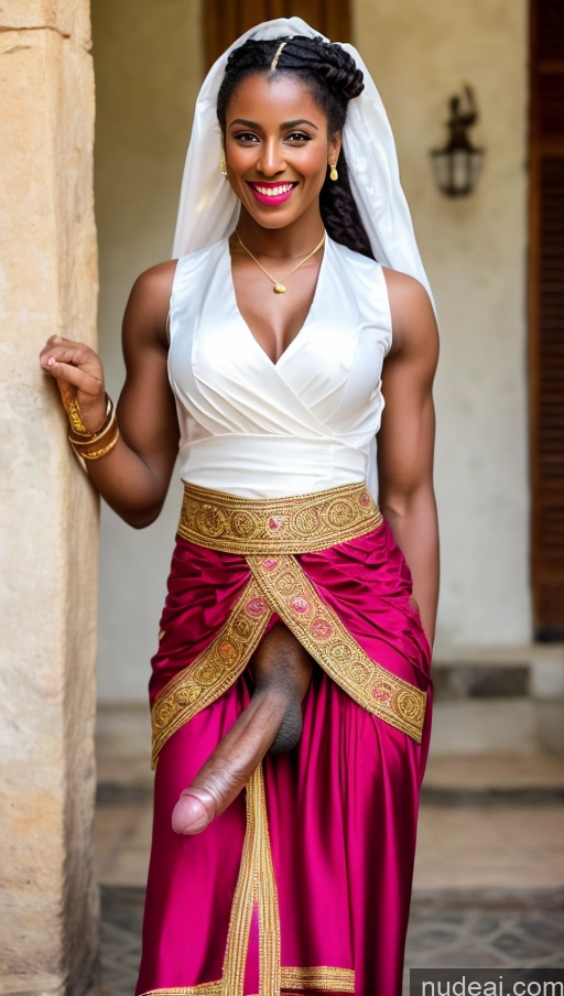 related ai porn images free for Thick Dark Skin Muscular Abs Trans Girl With Erect Penis Traditional Roman Ethiopian Pubic Hair Wedding Suit Lipstick Sexy Face Happy