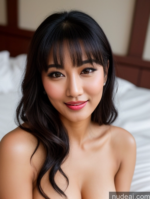 related ai porn images free for Woman One Busty Beautiful Perfect Body 30s Pouting Lips Black Hair Bangs Indian Nude Wedding Wedding Girl Happy Laughing