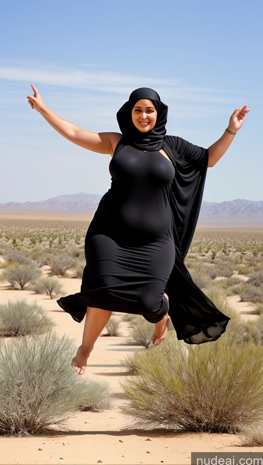 related ai porn images free for Nude Woman Niqab Thick Chubby Fat Big Hips 30s Big Ass Short Pubic Hair Jumping Desert