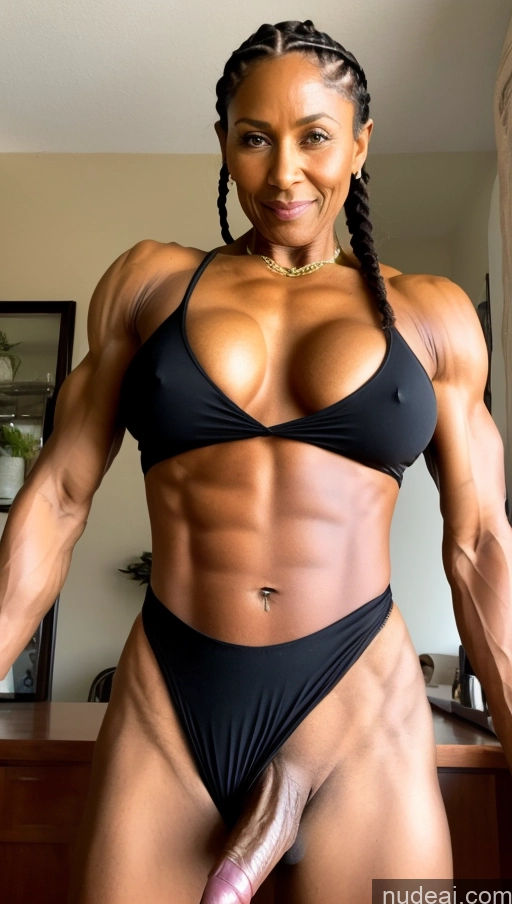 related ai porn images free for Milf 70s Black Hair Braided Wearing Blackdresslora Trans Girl With Erect Penis Ethiopian Muscular Abs