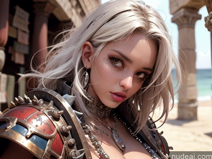 related ai porn images free for Busty Perfect Boobs Pubic Hair Dark Skin Serious White Hair Close-up View Topless Bra Pull Down Khorne Roman Tribal Western Middle Eastern