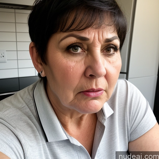 related ai porn images free for Black Hair Pixie Busty Czech Short 60s Golf Shirt Milf Serious Thick Shocked Angry Kitchen