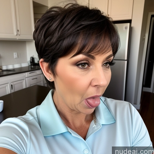 related ai porn images free for Black Hair Pixie Busty Czech Short 60s Golf Shirt Milf Serious Thick Kitchen Blowjob