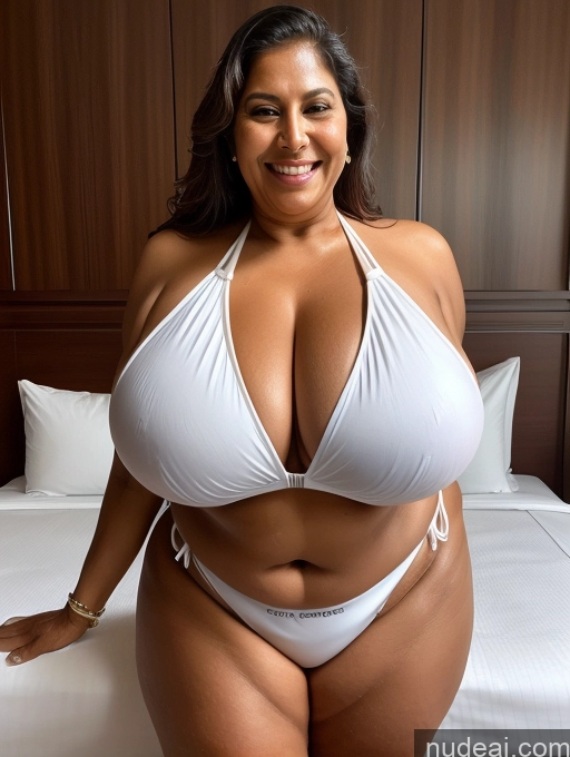 related ai porn images free for One Busty Huge Boobs Thick Tanned Skin Laughing Front View Microkini Thong Maid Indian 60s