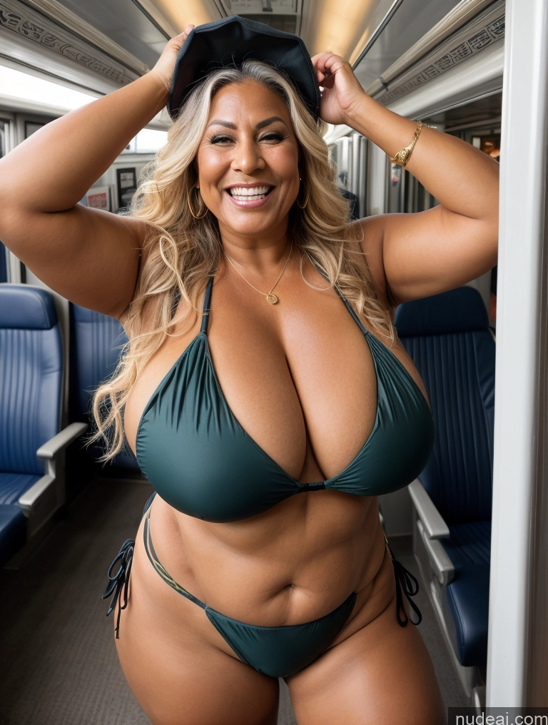related ai porn images free for One Busty Huge Boobs Thick Tanned Skin Laughing Front View Microkini Thong Polynesian 70s Lumberjack Halloween Train