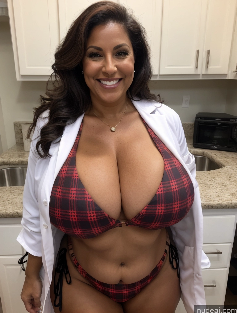 related ai porn images free for One Busty Huge Boobs Thick Tanned Skin Laughing Front View Microkini Thong 60s Latina Lumberjack Lab Coat Halloween