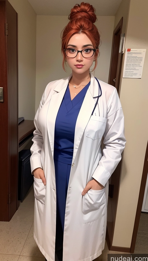 related ai porn images free for Close-up View Egyptian Tanned Skin Chubby Doctor Ginger Hair Bun