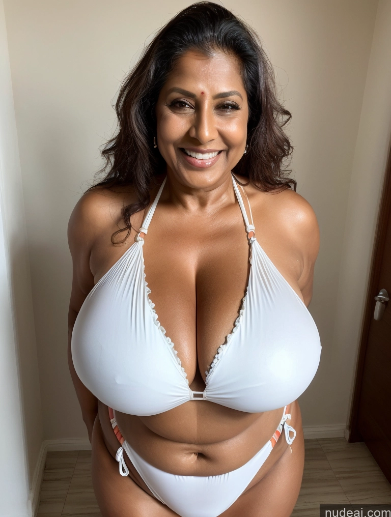 related ai porn images free for One Busty Huge Boobs Thick Tanned Skin Laughing Front View Microkini Thong Indian Maid 60s