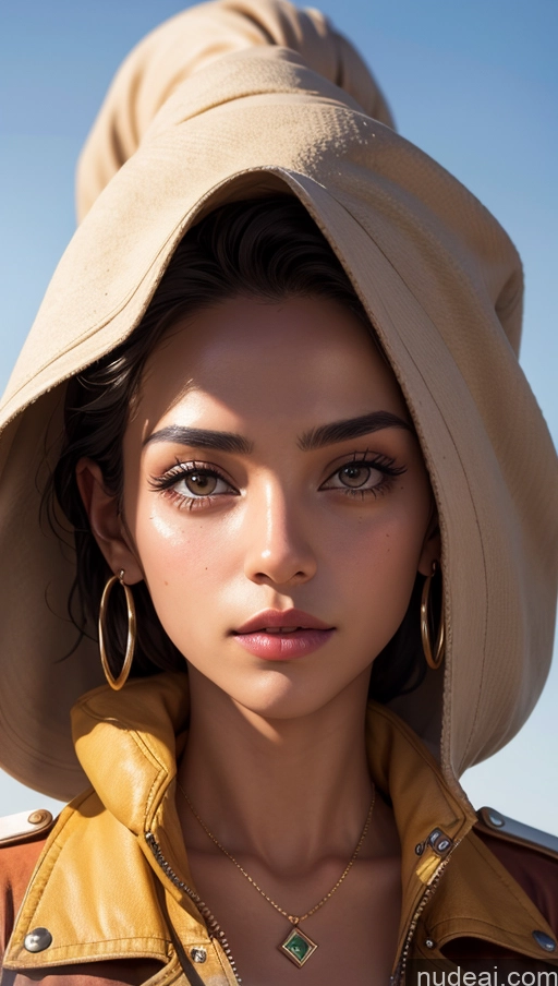 related ai porn images free for Close-up View Egyptian Tanned Skin Jacket