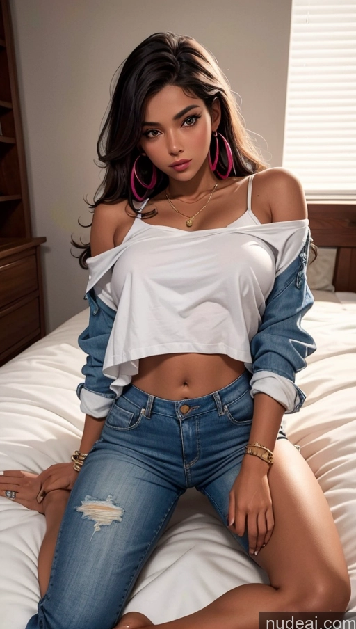 related ai porn images free for Close-up View Egyptian Tanned Skin Big Hips Spreading Legs Bedroom Long Hair Casual
