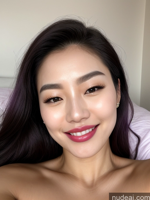 related ai porn images free for Miss Universe Model One Perfect Boobs Small Tits Beautiful Lipstick Perfect Body Fairer Skin 20s Laughing Happy Long Hair Korean Purple Hair Bedroom Skin Detail (beta) On Back Nude Detailed Dark Lighting