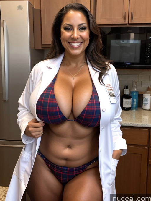 related ai porn images free for One Busty Huge Boobs Thick Tanned Skin 60s Laughing Front View Microkini Thong Lumberjack Lab Coat Halloween Latina