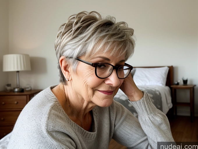 related ai porn images free for Czech Casual Glasses 70s Pixie Bedroom Close-up View Bending Over