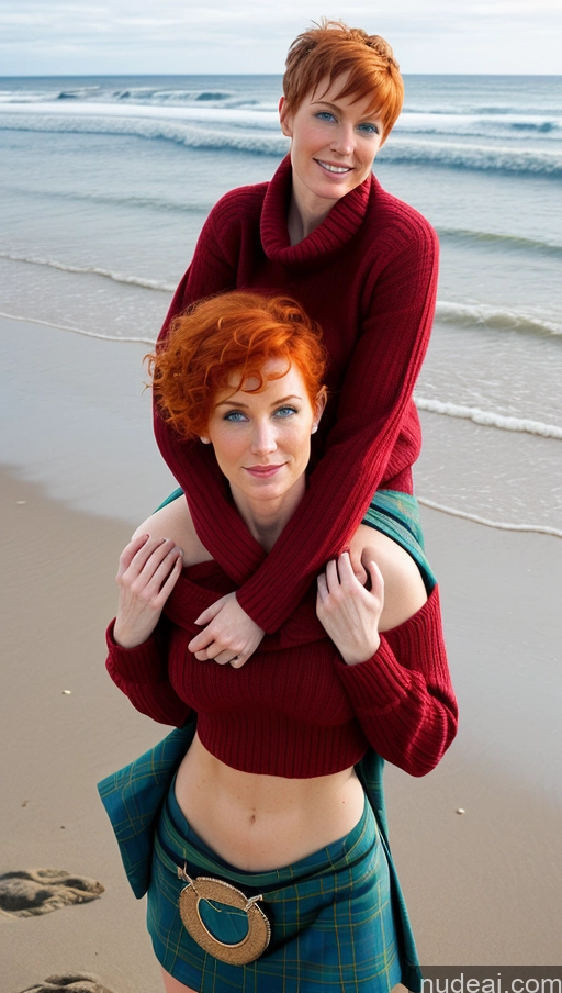 related ai porn images free for Perfect Boobs Beautiful Big Ass Skinny Abs Long Legs Perfect Body Ginger Pixie Irish Skin Detail (beta) Kilt Sweater Carry On Back Hug From Behind Deep Blue Eyes 30s Milf Beach