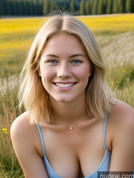 related ai porn images free for Sorority 18 Happy Sundress Partially Nude Scandinavian Meadow Bobcut On Back
