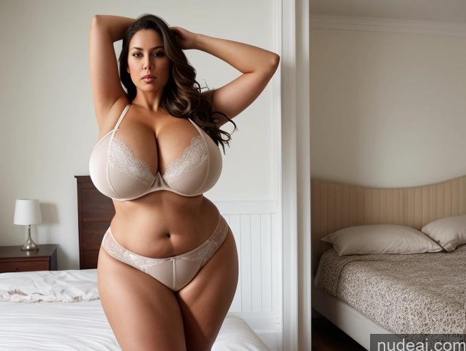 related ai porn images free for One Busty Huge Boobs Big Ass Thick Chubby Big Hips Long Hair 40s Serious Brunette White Bedroom Lingerie Dynamic View Woman T-pose
