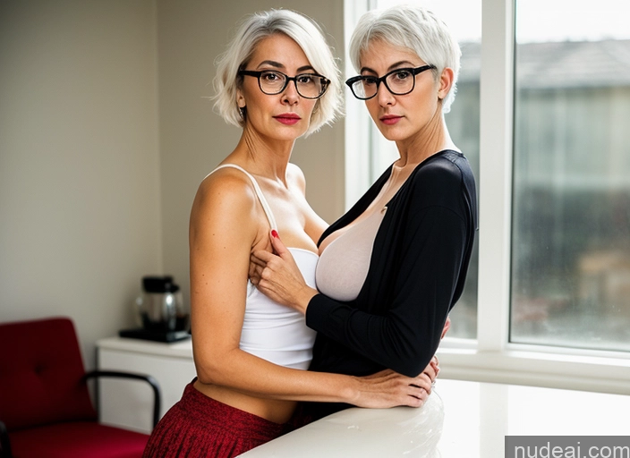 related ai porn images free for 70s Czech White Hair Pixie Serious Sexy Face Busty Glasses Skinny Casual Long Skirt Party Cumshot