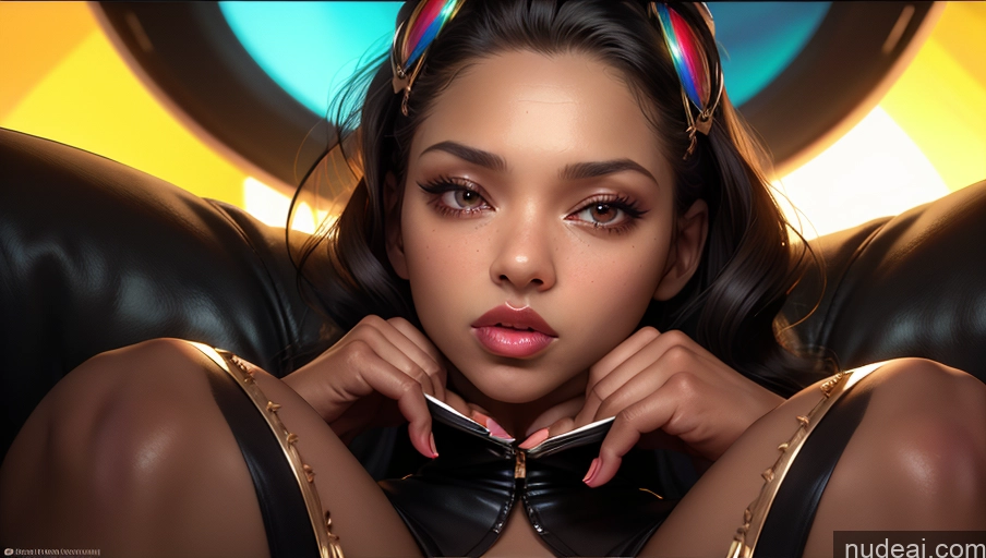related ai porn images free for Busty Perfect Boobs Pubic Hair Tanned Skin African Close-up View Stockings Bra Pull Down Phoenixdress