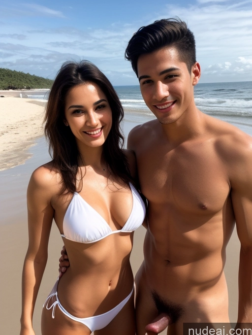 related ai porn images free for Woman + Man Several Perfect Boobs Beautiful Short Perfect Body 18 Happy Seductive Sexy Face Brunette Brazilian Film Photo Beach Front View Blowjob Bikini Transparent