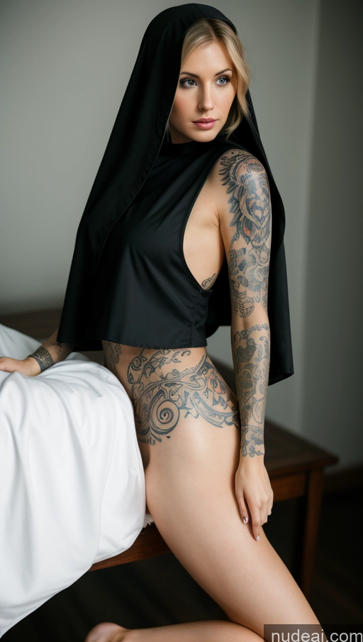 related ai porn images free for Woman One Beautiful Soft + Warm Jewelry Dark Lighting German Tattoos Blonde Small Tits Long Legs Short 20s Long Hair Nun