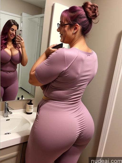 related ai porn images free for Busty Huge Boobs Beautiful Glasses Lipstick Big Ass Thick Chubby Fat Big Hips Short Laughing Pink Hair Latina Bathroom Mirror Selfie Jacket Jumpsuit Yoga Pants Lingerie Model