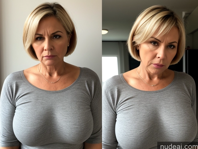related ai porn images free for 60s German Milf Short Chubby Big Ass Busty Blonde Short Hair Serious Angry Shocked Casual Bra Stylish Thong Simple Working Out