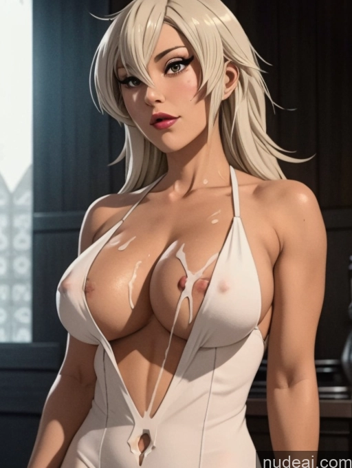 related ai porn images free for Busty Pubic Hair Tanned Skin Close-up View Yatsen, White Dress, White Thighhighs, Short Dress No Panties? Huge Tits, Hard Nipples Cumshot Spider-Gwen Lipstick Oiled Body Dark Skin