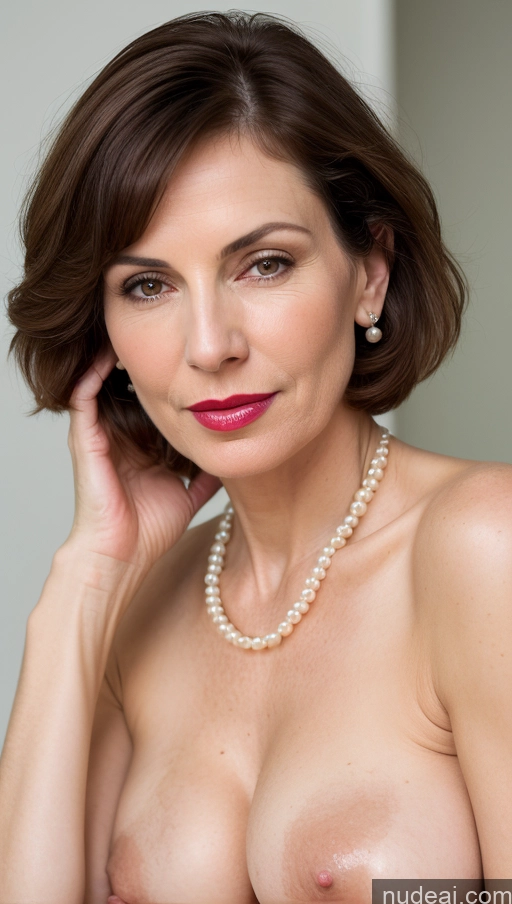 related ai porn images free for Brunette Skin Detail (beta) Beautiful Milf Perfect Boobs Fairer Skin Czech Lipstick Pearl Jewelry Detailed Bobcut Sexy Face