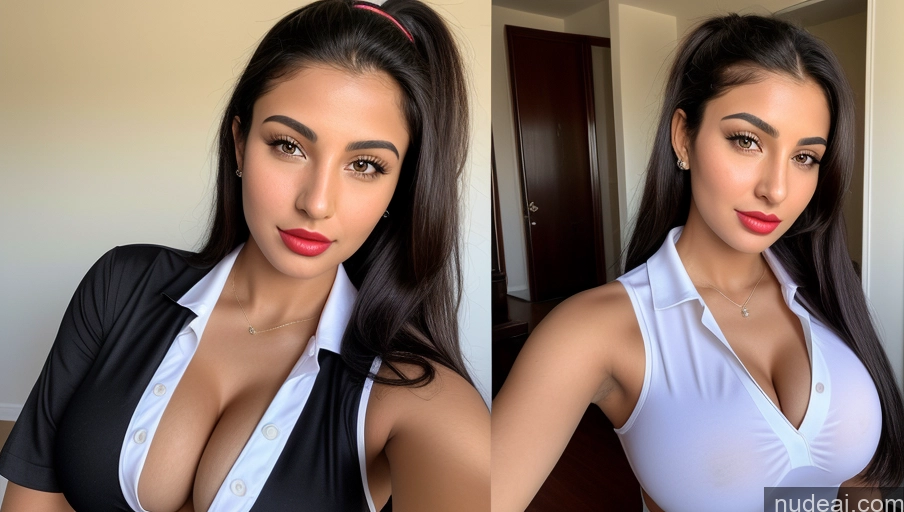 related ai porn images free for Woman One Busty Perfect Boobs Perfect Body Lipstick 18 Sexy Face Black Hair Ponytail Arabic Front View Golf Detailed