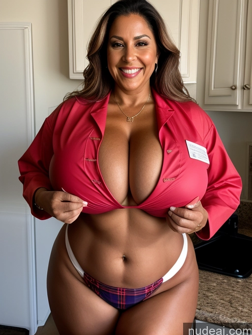 related ai porn images free for One Busty Huge Boobs Thick Tanned Skin 60s Front View Microkini Thong Lumberjack Lab Coat Halloween Laughing Latina