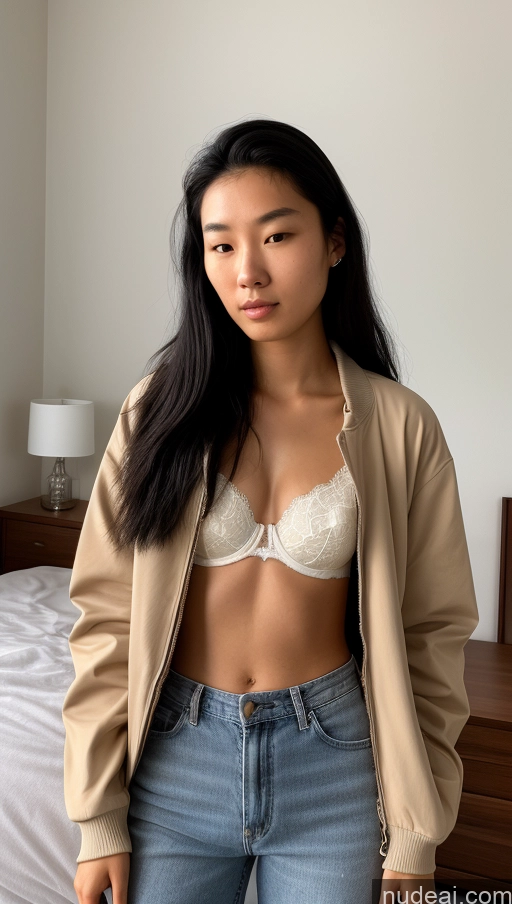 related ai porn images free for One 18 Black Hair Long Hair Asian Skin Detail (beta) Casual Detailed Bedroom Jacket Jeans Bra
