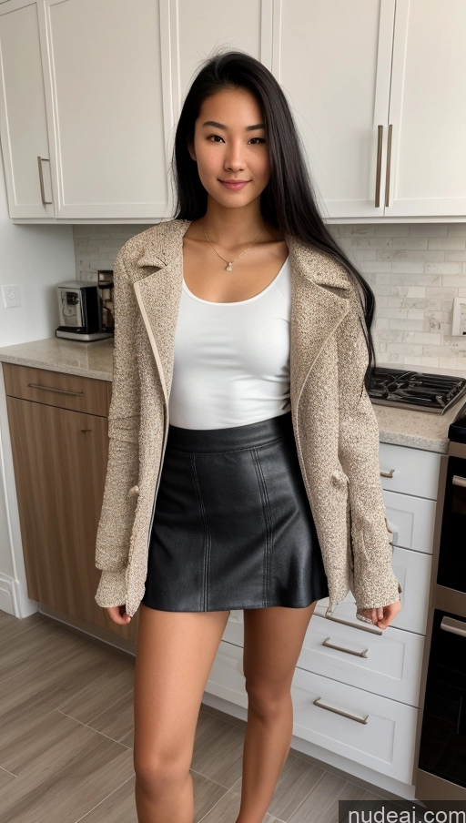 related ai porn images free for One 18 Black Hair Long Hair Asian Skin Detail (beta) Front View Detailed Jacket Tank Top Casual Kitchen Micro Skirt