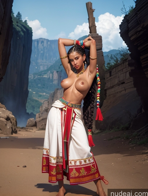 related ai porn images free for Tanned Skin Tanned Skin Straight Native American Traditional Detailed Art By Boris Vallejo Boris Vallejo Art Style Bangs Bangs Long Hair Hungarian Ethiopian Topless Woman Breasts Tall Big Hips 50s T-pose Makima, Braided Ponytail
