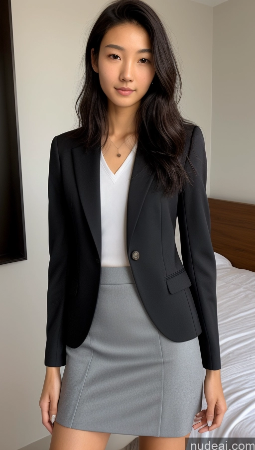 related ai porn images free for Detailed Skin Detail (beta) Asian 18 Messy Black Hair Skinny Beautiful Suit Mini Skirt