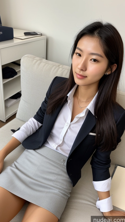 related ai porn images free for Detailed Skin Detail (beta) Asian 18 Messy Black Hair Skinny Beautiful Polo Shirt Micro Skirt Suit Office On Back