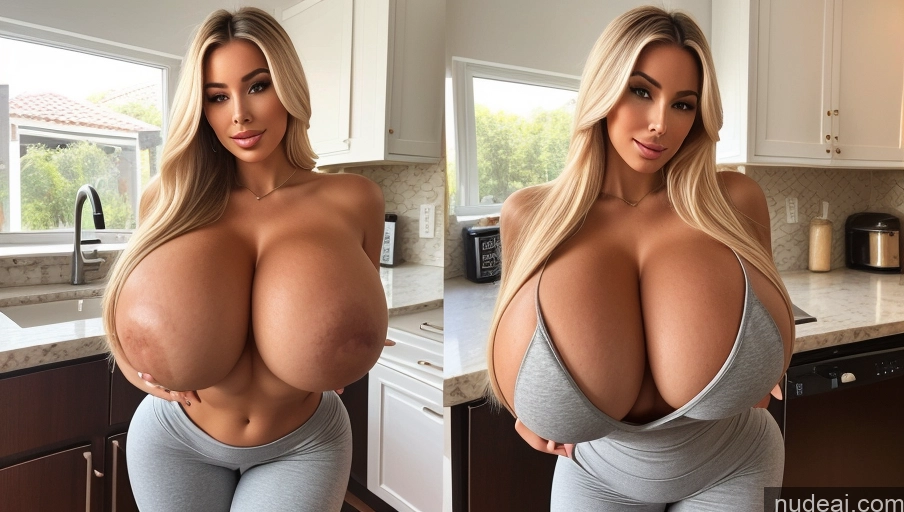 related ai porn images free for Bimbo Two Brazilian Huge Boobs Perfect Boobs Kitchen Yoga Pants Topless
