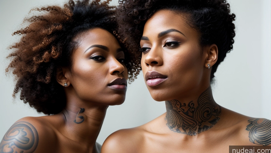 related ai porn images free for Woman Tattoos 30s Curly Hair African Surrealist Bathroom Side View Blowjob Nude Cleavage Ginger Serious