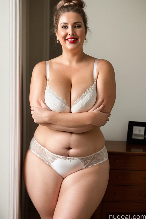 related ai porn images free for Busty Beautiful Big Ass Chubby Thick Fat Big Hips Lipstick 80s Hair Bun Milf Panties Bra Cleavage Huge Boobs Fairer Skin Laughing
