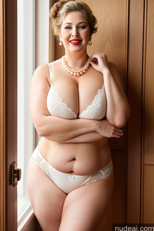 related ai porn images free for Busty Beautiful Big Ass Chubby Thick Fat Big Hips Lipstick 80s Hair Bun Milf Panties Bra Cleavage Huge Boobs Fairer Skin Laughing Pearl Jewelry