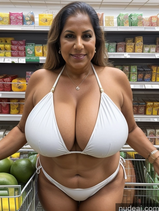 related ai porn images free for One Busty Huge Boobs Thick Tanned Skin Microkini Thong 70s Milf Indian Grocery