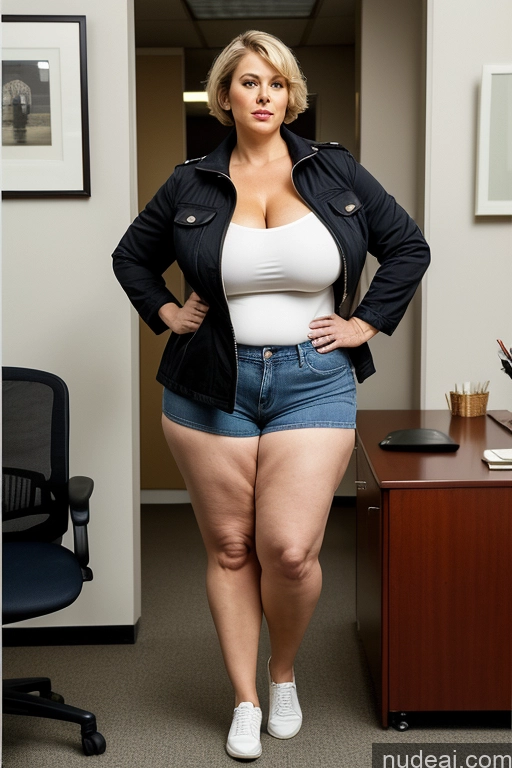 related ai porn images free for Huge Boobs Big Ass Fat Chubby Fairer Skin Big Hips 80s Cleavage Short Shorts Milf Serious Jeans Office Jacket Short Hair