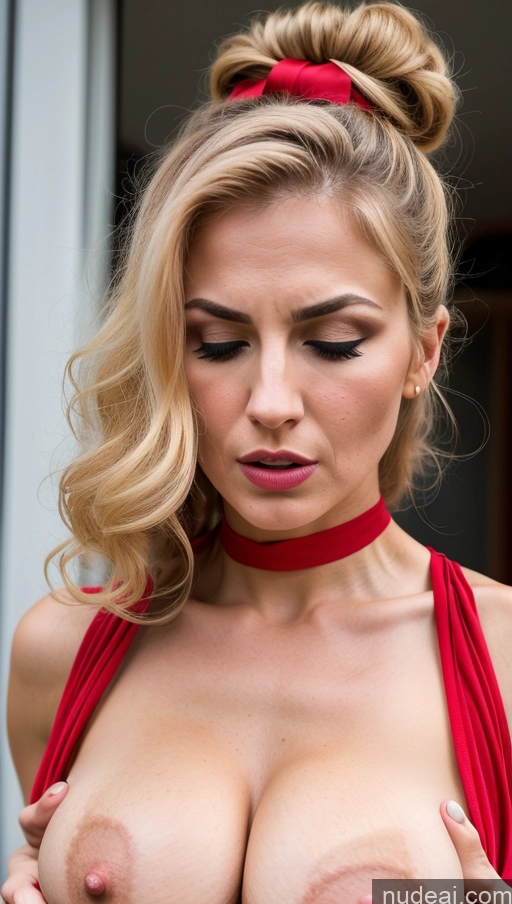 related ai porn images free for Perfect Boobs Beautiful Muscular Skinny Perfect Body 20s Blonde Turkish Detailed Marquise Hair Casual Kimono Orgasm Seductive Shocked Angry Breast Grab Aamira, Long Hair, Bangs Pinned Back, Topknot, Forehead, Choker, Bare Shoulder, Cleavage, Red Dress, Frilled Dress, Bow, Sleeveless