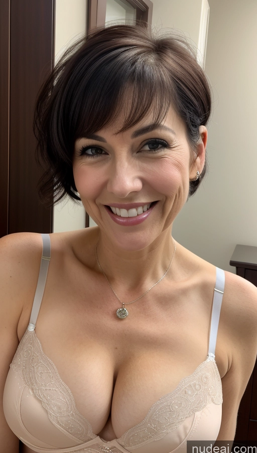 related ai porn images free for One Small Tits Skinny Close-up View Bra Cleavage Detailed Happy Black Hair Pixie Milf
