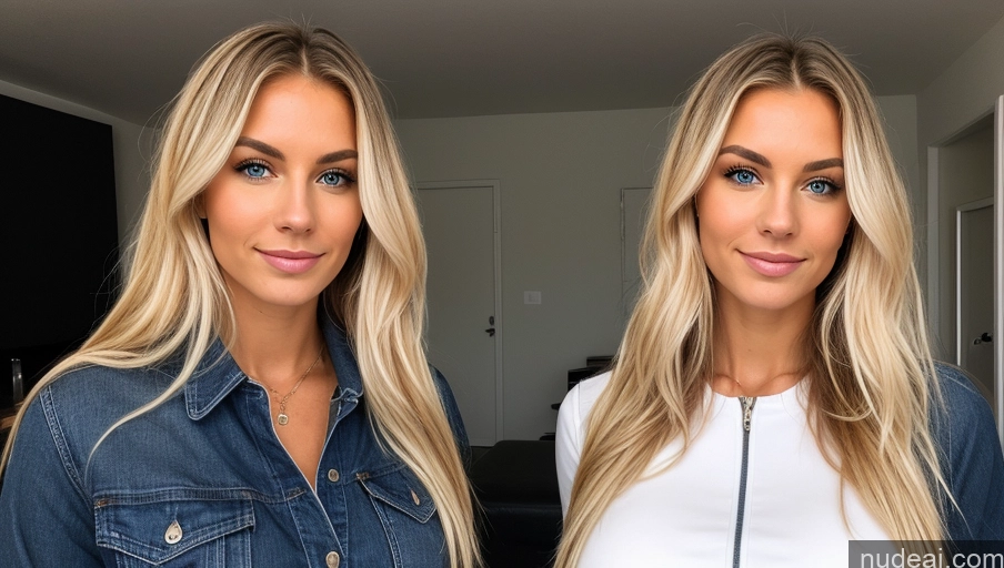 related ai porn images free for Two Perfect Boobs Beautiful Muscular Skinny Perfect Body 20s Blonde Straight Club Blouse Casual Jacket Detailed Sorority 1girl, 2girls Dynamic View Scandinavian